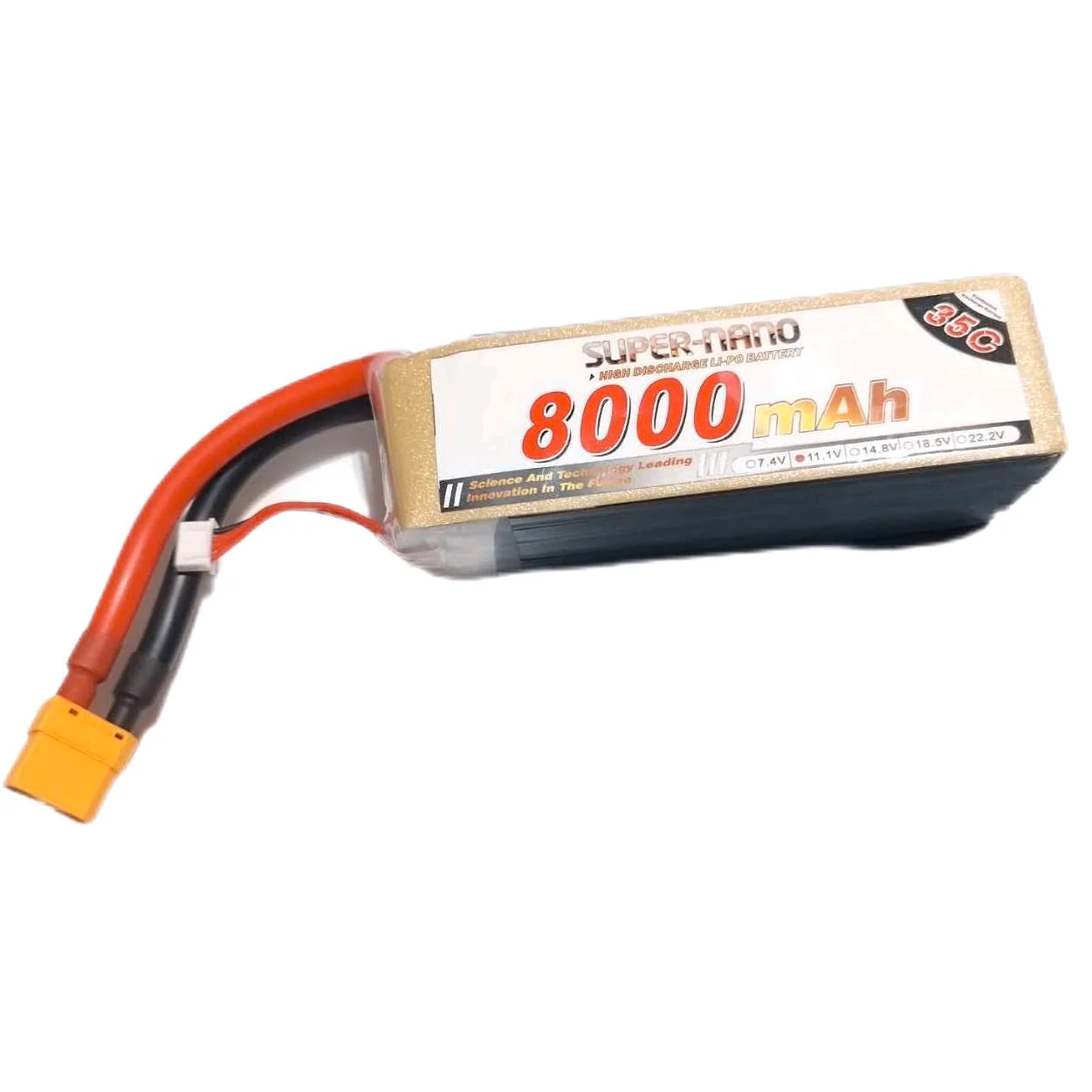 SUPER Lithium Polymer Battery (11.1 V, 8000 mAH -35C) - Image 3
